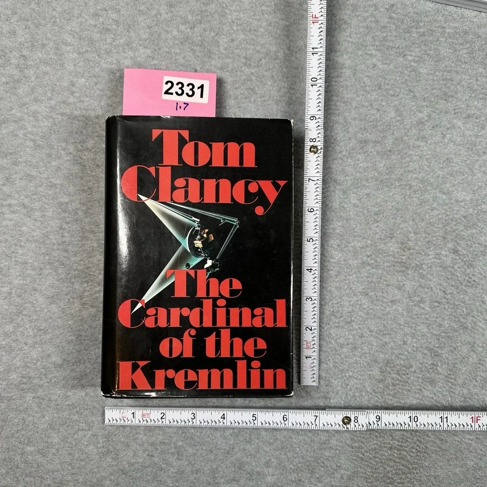 Tom‎ Clancy The Cardinal of the Kremlin 1988 1st Ed Hardcover DJ Rare NOTE